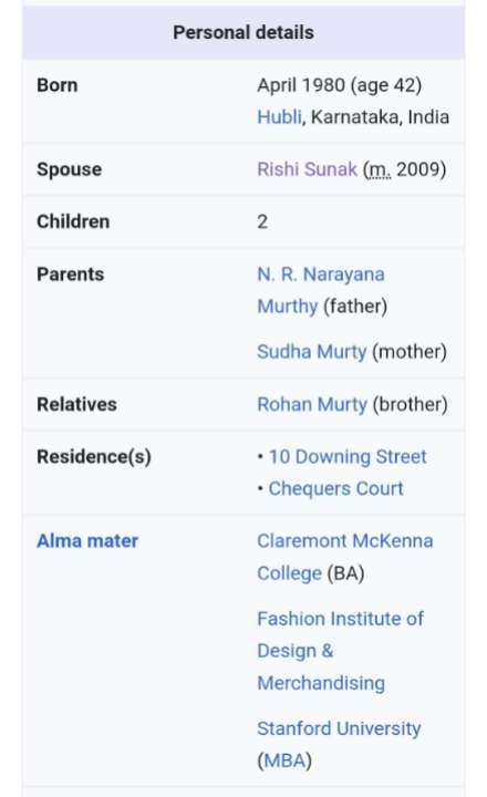 Akshata Murthy wife 